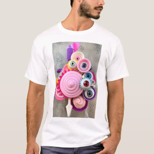 Camiseta Máquina rosa