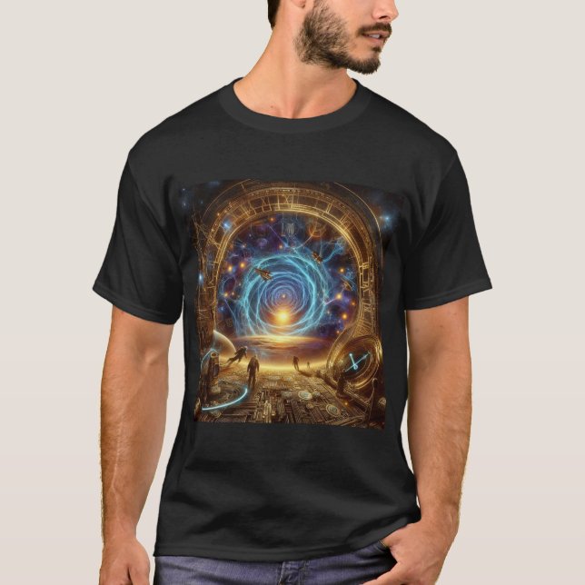 Camiseta Máquina Steampunk/Time, Time/Space/Continuum 6004X (Anverso)