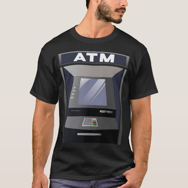Camiseta Máquina Teller Automática (Atm) (Anverso)