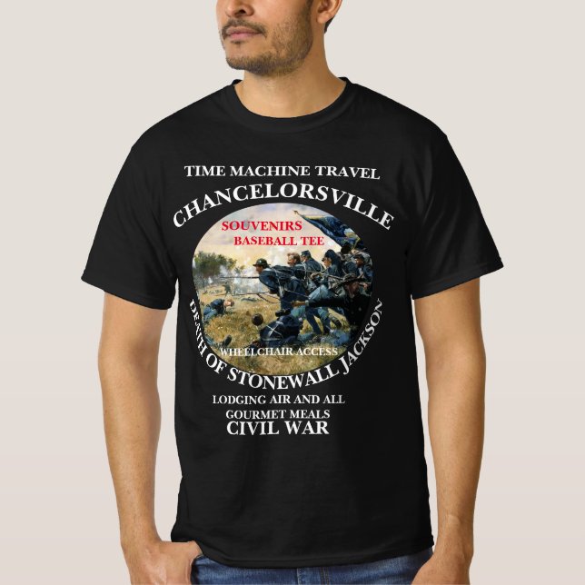 CAMISETA MÁQUINA TEMPORAL BATALLA DE VIAJE DE CHANCELORSVIL (Anverso)