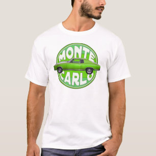 Camiseta máquina verde 1970 de Monte Carlo