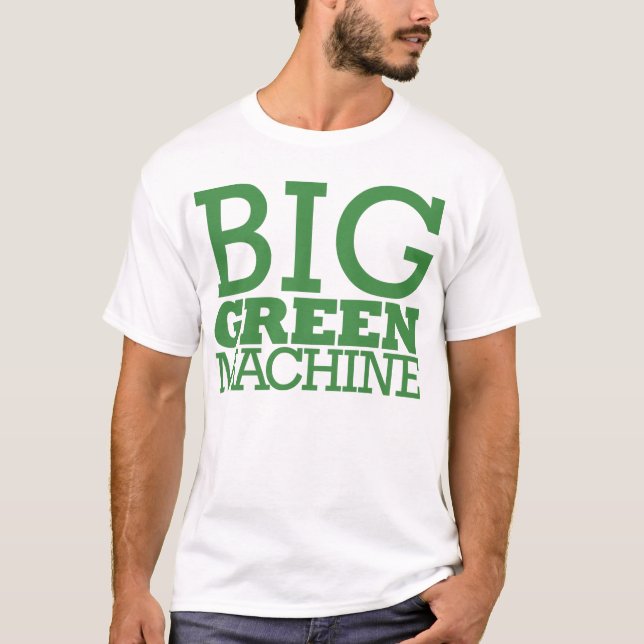 Camiseta Máquina verde grande - verde (Anverso)