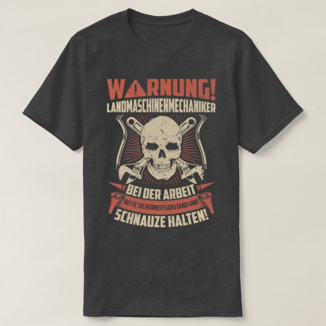 Camiseta Maquinaria Agrícola Regalo mecánico (2) (Diseño del anverso)