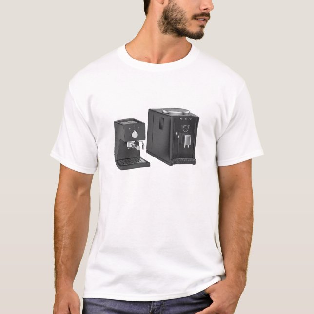 Camiseta Máquinas de café expreso (Anverso)