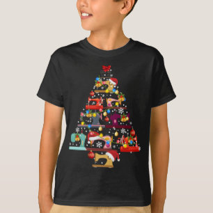 Camiseta Máquinas de coser Árbol de Navidad Amantes de cose