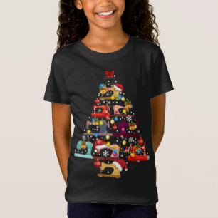 Camiseta Máquinas de coser Árbol de Navidad Amantes de cose