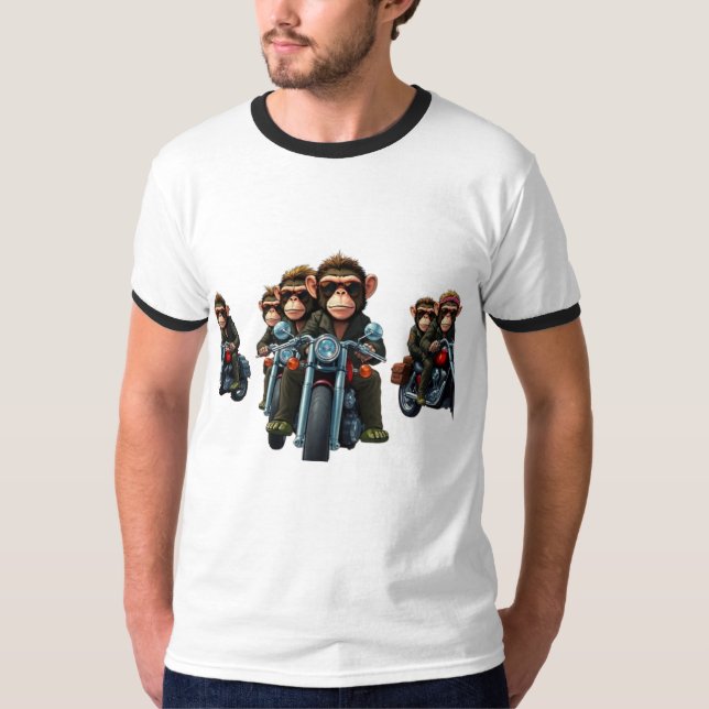 Camiseta Maquinientos motociclistas (Anverso)