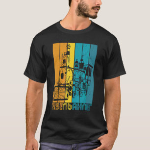 Camiseta Maquinista de Locomotora de Vapor Conductor en Rie