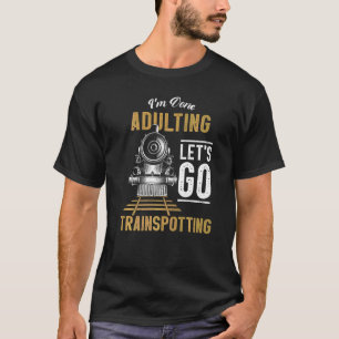 Camiseta Maquinista de tren de vapor entusiasta de locomoto