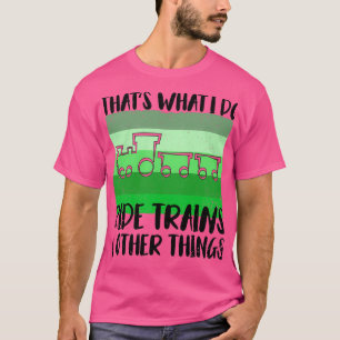Camiseta maquinista de trenes ferroviarios ferroviarios 25