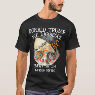 CAMISETA MAR-A-LOGO FW FV HG CORDERO A LA PARRILLA DIOS TRU