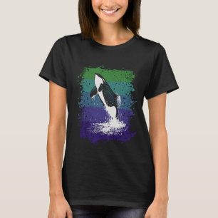Camiseta Mar acuático de orca de ballena asesina