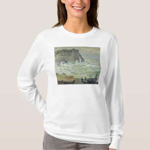 Camiseta Mar agitado de Claude Monet el   en Etretat, 1883