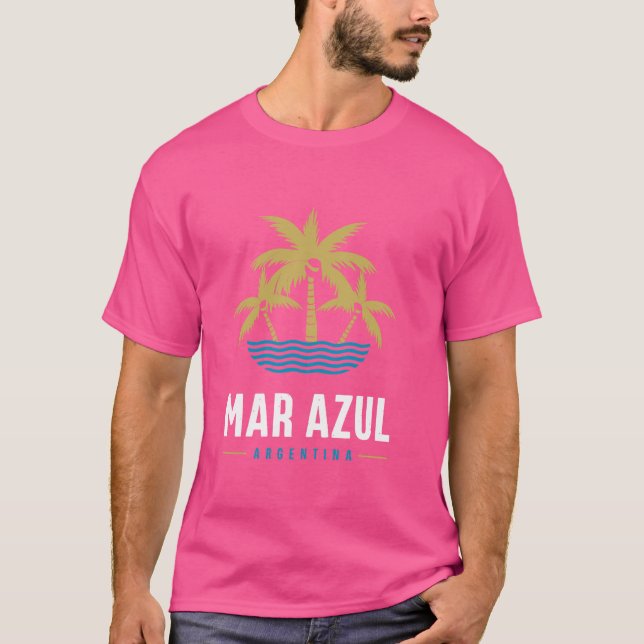 Camiseta Mar Azul Argentina (Anverso)