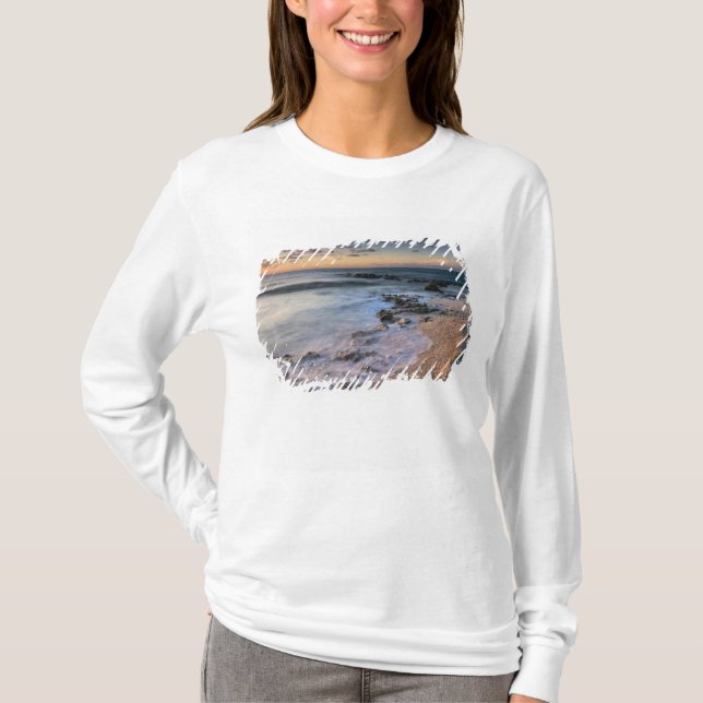 Camiseta Mar Caribe, Islas Caimán. Olas rompientes (Anverso)