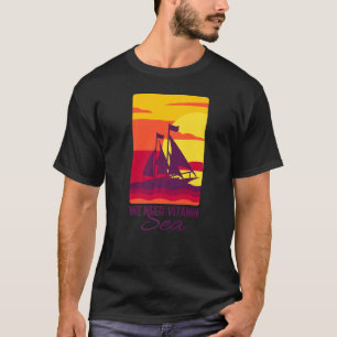 Camiseta Mar de la tripulación de vela con vitaminas