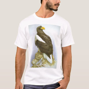 Camiseta Mar-Eagle de Steller, un más viejo adulto