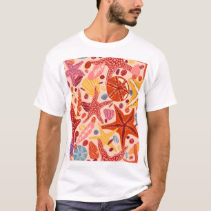 Camiseta Mar Escandinavo de Verano: Patrón Starfish