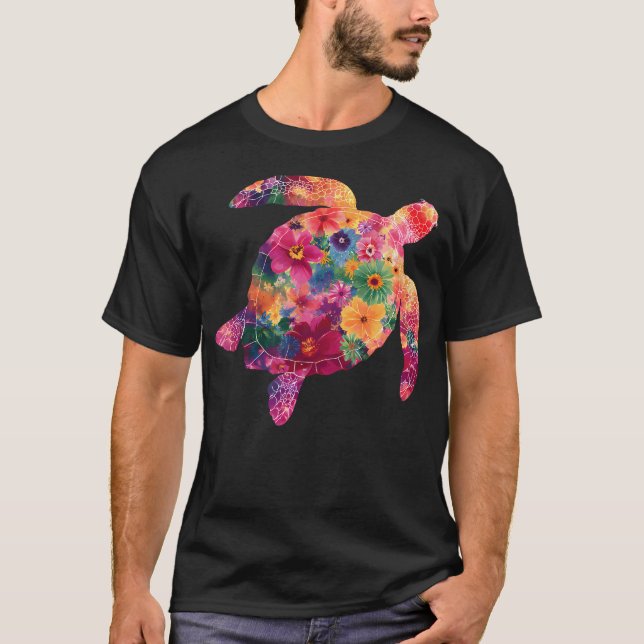 Camiseta Mar Floral (Anverso)