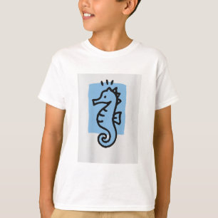 Camiseta Mar minimalista・caballo Imprimir T-Shirt