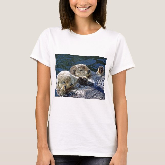 Camiseta Mar-nutrias (Anverso)