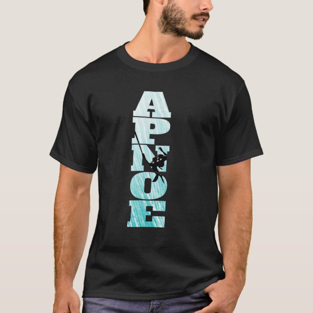 Camiseta Mar Profundo Una Apnea Respiratoria Buceando Con L (Anverso)