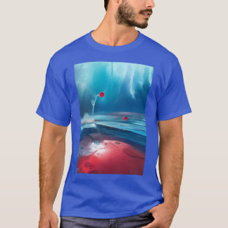 Camiseta Mar rojo azul