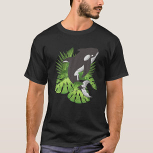 Camiseta Mar Tropical Orca Ocean Animal Lover Whale Gift Ki