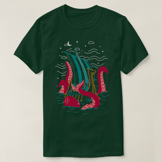 Camiseta Mar turbulento (Diseño del anverso)