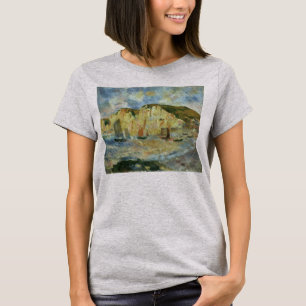 Camiseta Mar y acantilados por Pierre Renoir, Bella Artes d
