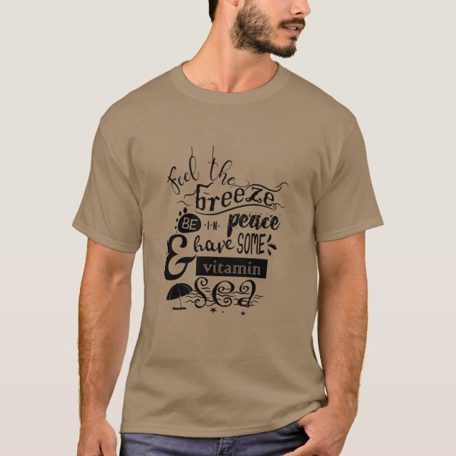 Camiseta Mar y brisa de la vitamina (Anverso)