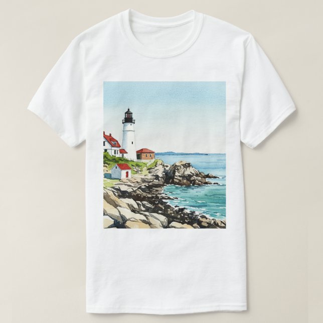 Camiseta Mar y playa (Diseño del anverso)