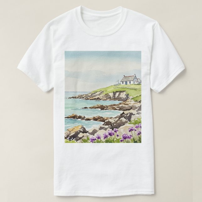 Camiseta Mar y playa (Diseño del anverso)