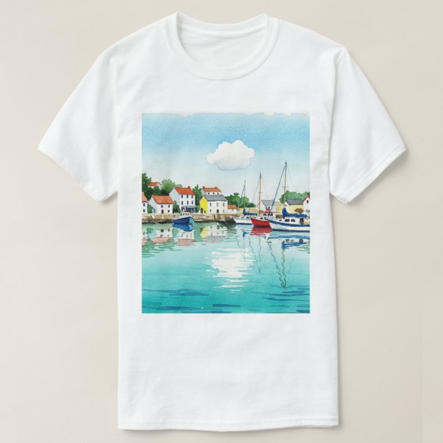 Camiseta Mar y playa (Diseño del anverso)