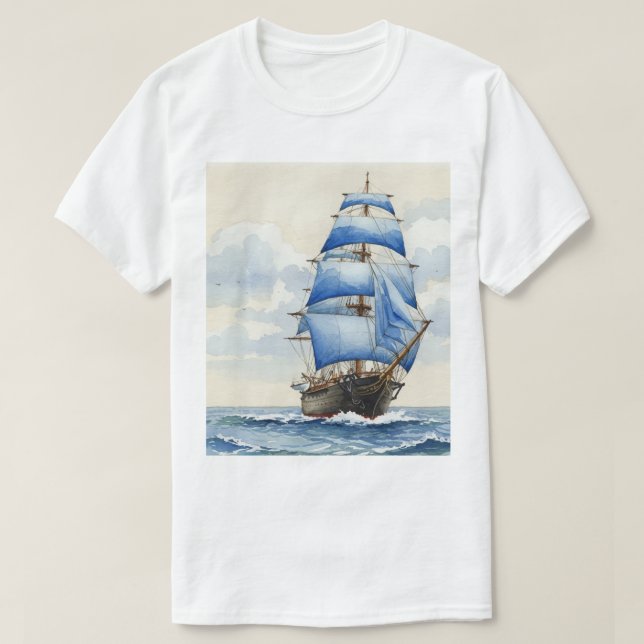 Camiseta Mar y playa (Diseño del anverso)