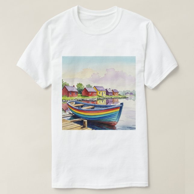 Camiseta Mar y playa (Diseño del anverso)