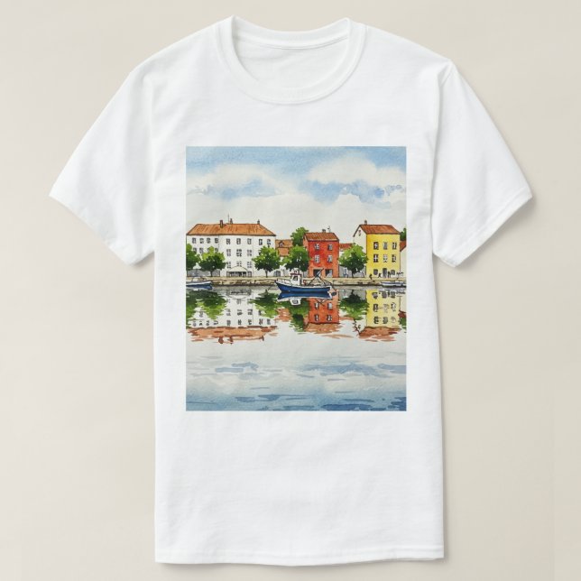 Camiseta Mar y playa (Diseño del anverso)