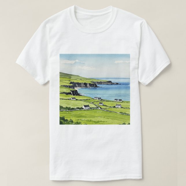 Camiseta Mar y playa (Diseño del anverso)