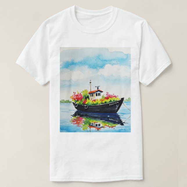 Camiseta Mar y playa (Diseño del anverso)