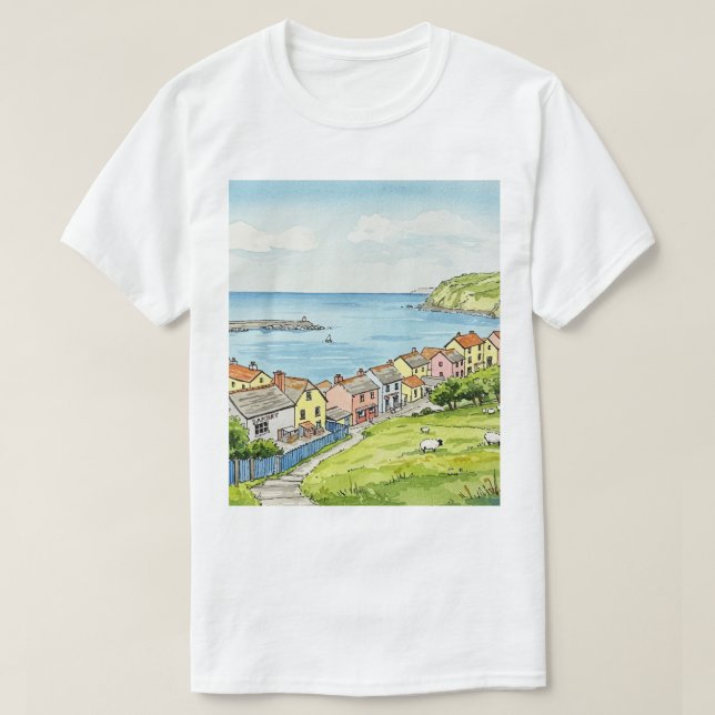 Camiseta Mar y playa (Diseño del anverso)