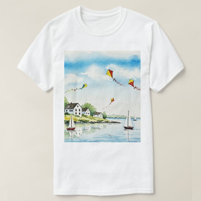 Camiseta Mar y playa (Diseño del anverso)