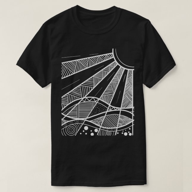 Camiseta Mar y tormenta (Diseño del anverso)