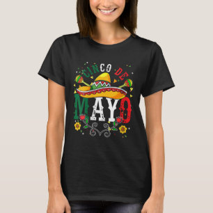 Camiseta Maracas Fiesta mexicana Fiesta Sombrer