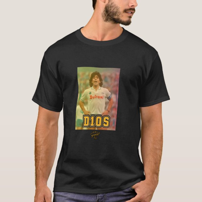 Camiseta Maradona D10S Nápoles (Anverso)