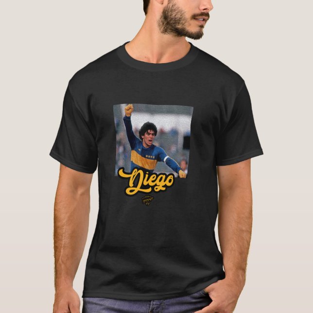 Camiseta Maradona Diego Boca (Anverso)