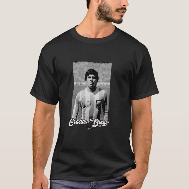 Camiseta Maradona Gracias Diego Argentina (Anverso)