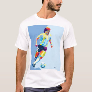 Camiseta Maradona legendario jugador de fútbol 