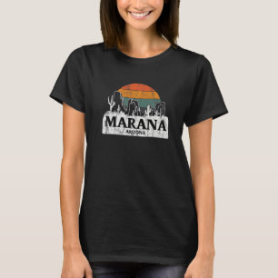 Camiseta Marana AZ Arizona Atardecer vintage cactus montaña