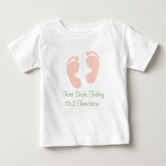 Camiseta Marathon Baby Pink Footprint
