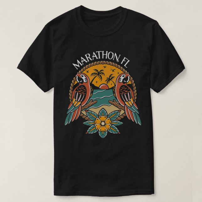 Camiseta Marathon Florida Keys (Diseño del anverso)